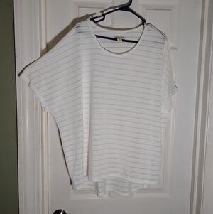 Gauzy Knit Dolman Cap Sleeve Top  Coldwater Creek